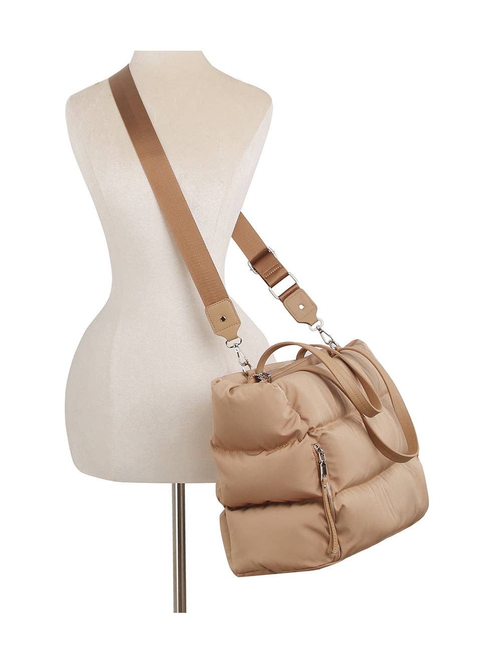 HFC Puffy Black Purse