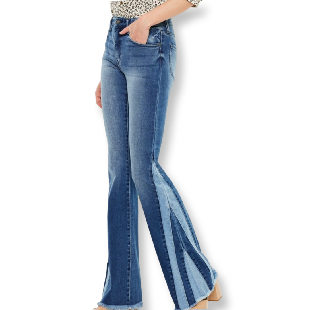 Kancan Detail Flare Jeans