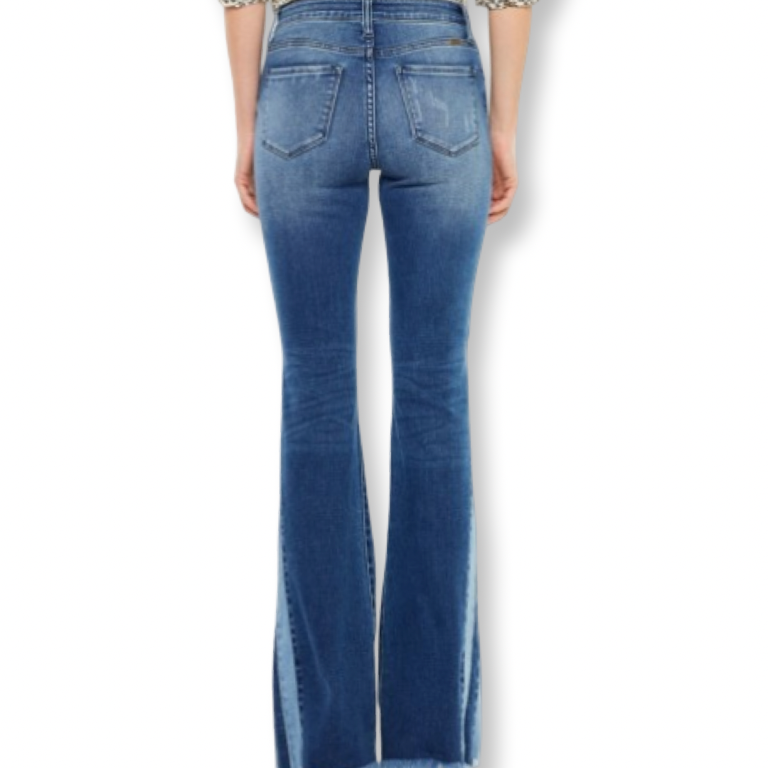 Kancan Detail Flare Jeans