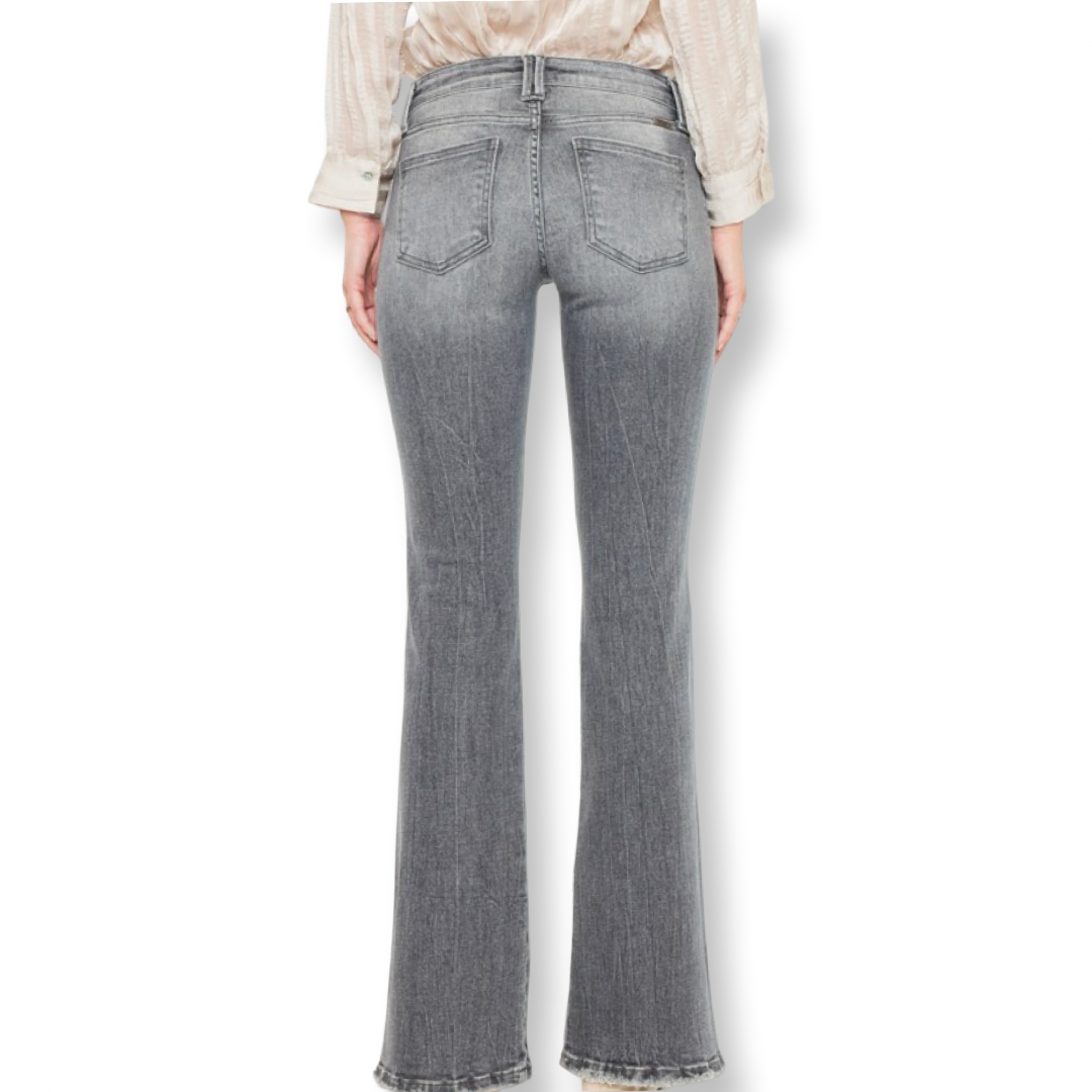 Kancan Low Rise Bootcut Grey