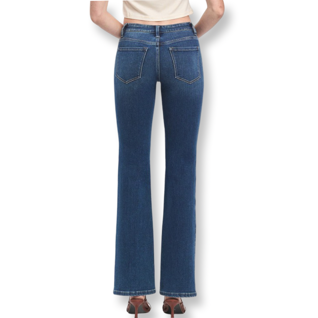 Vervet Mid Rise Relaxed Bootcut Jeans