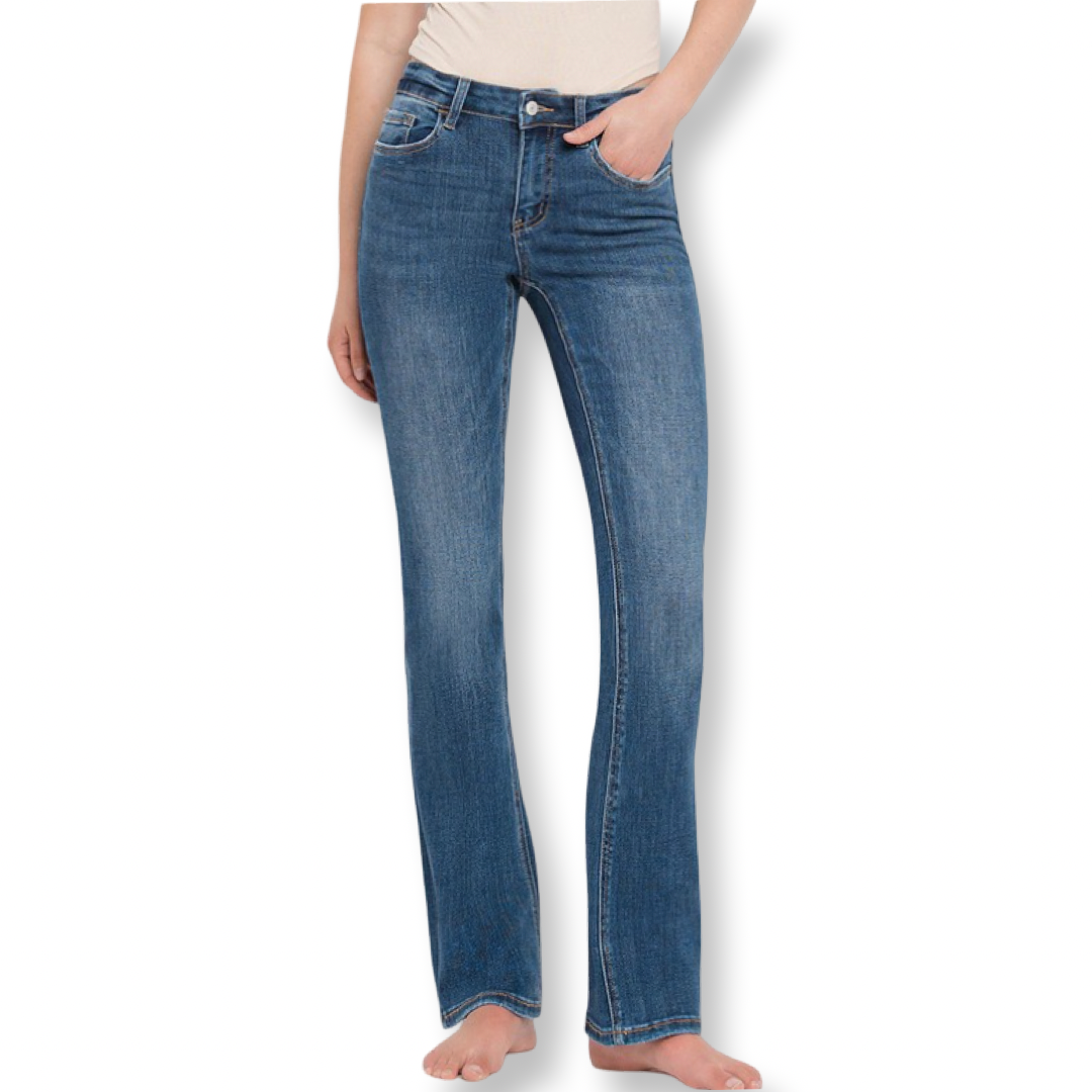 Loveret Mid Rise Bootcut Jeans
