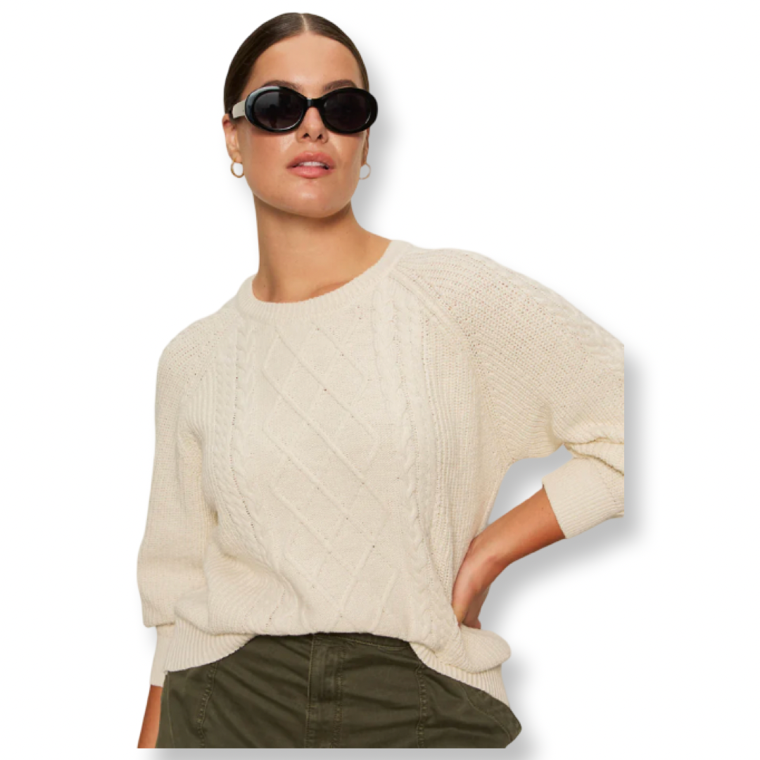 Sanctuary Cable Knit Sweater