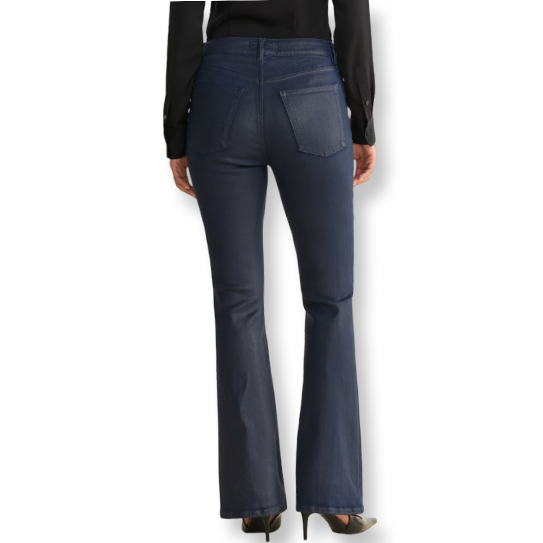 Warp & Weft Coated Denim Navy
