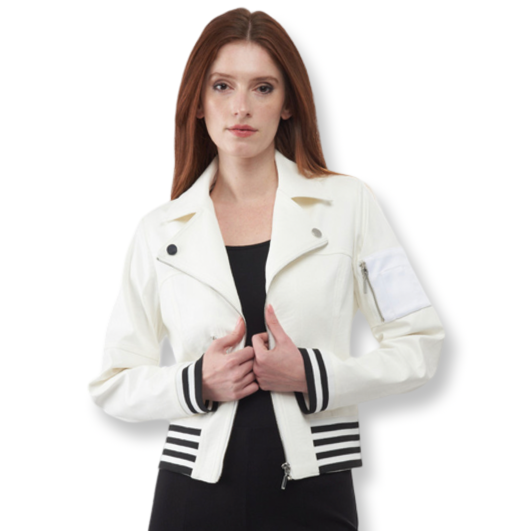 Insight Vegan White & Black Jacket