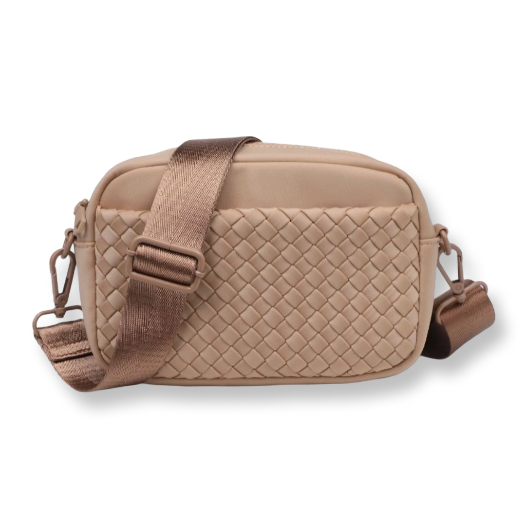 Sol and Selene Neoprene Crossbody Nude