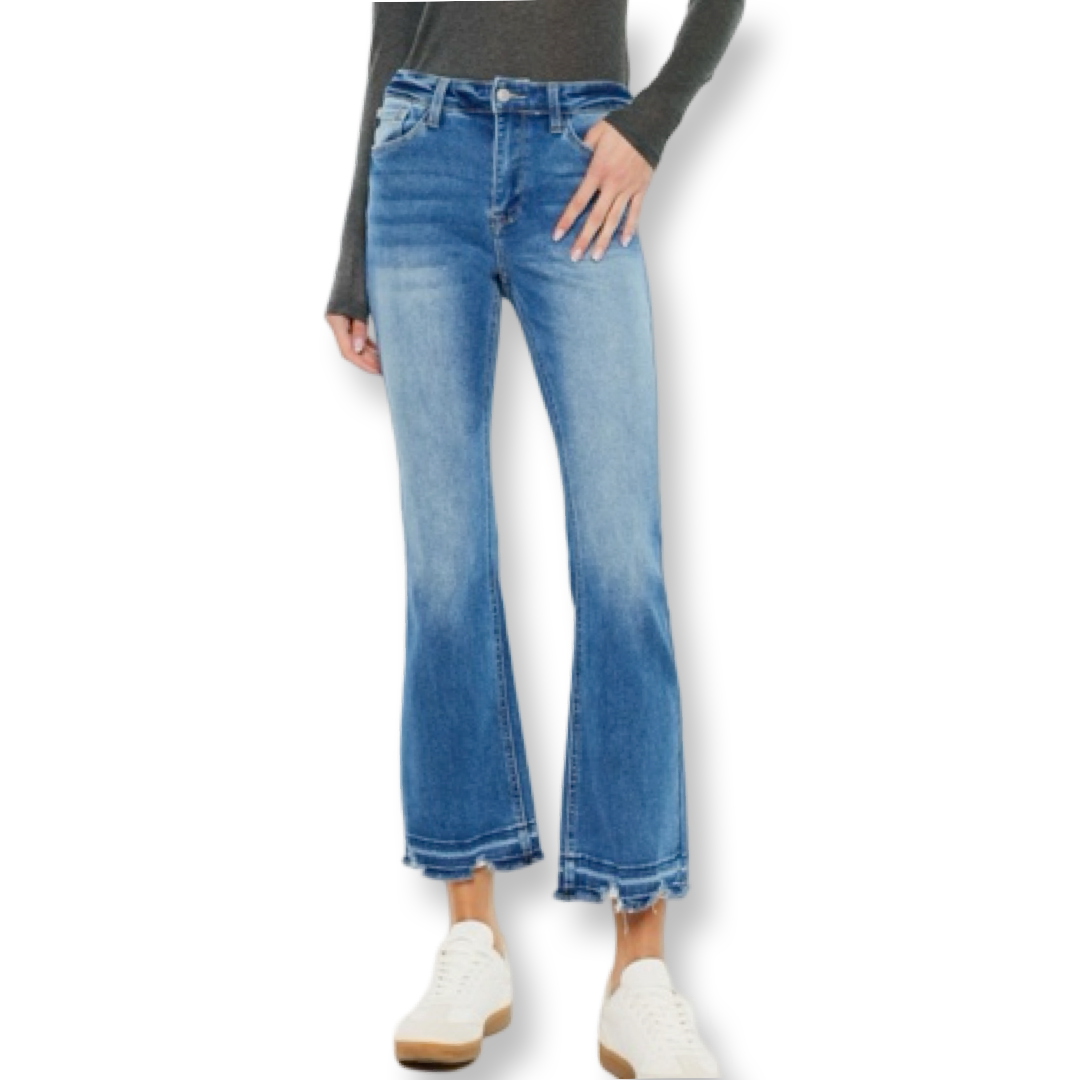 KC HR Crop Bootcut Denim