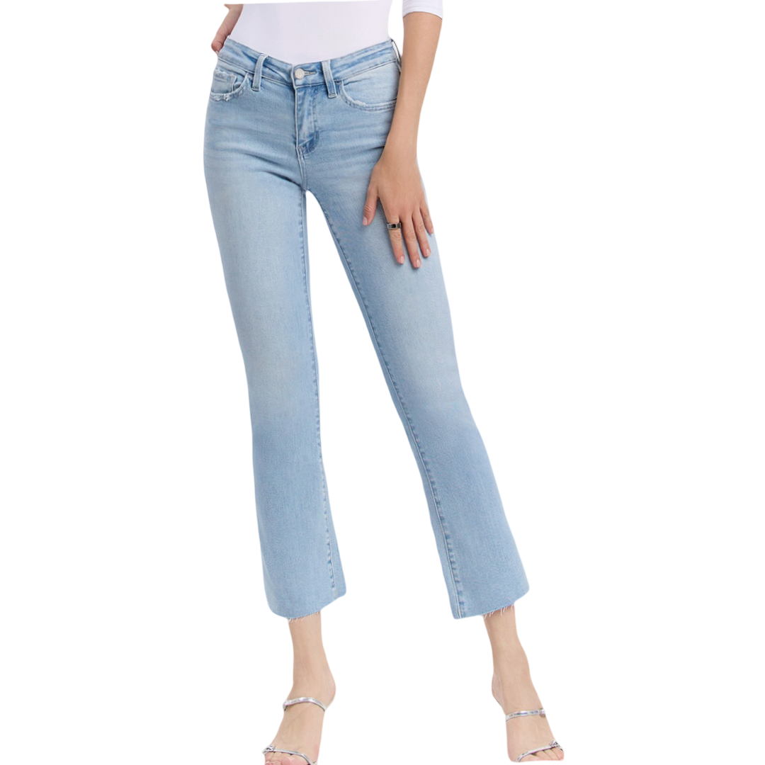 Vervet Mid Rise Lt Bootcut Denim