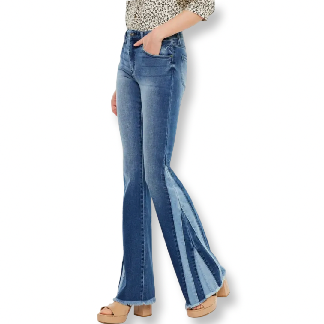 Kancan Detail Flare Jeans
