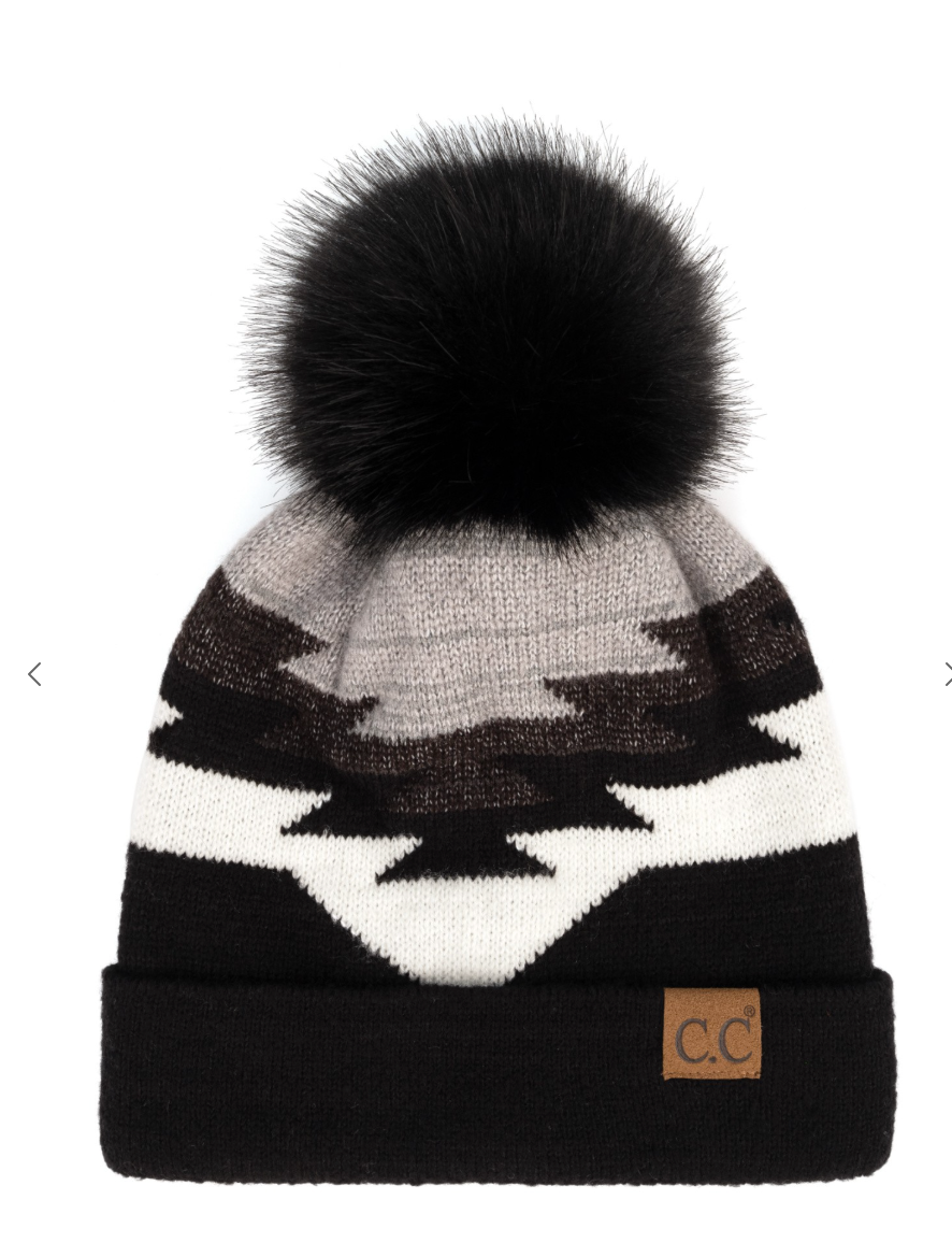 CC Yarn Aztec Pattern Hat