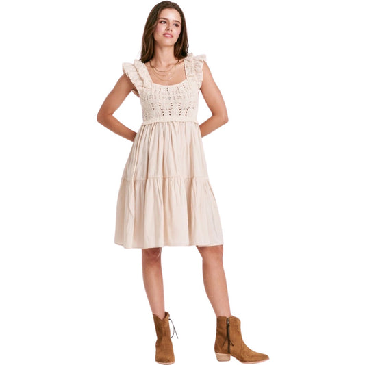 Another Love Clementine Cream Dress