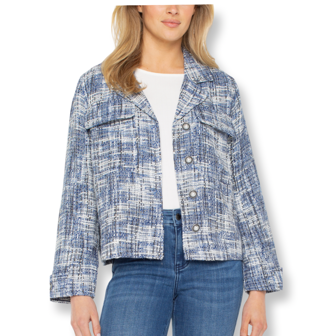 Liverpool Button Front Boxy Jacket