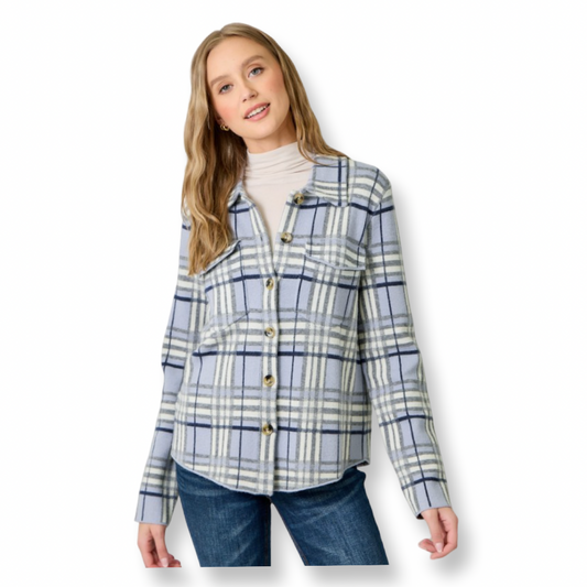 MYS Plaid Blue Jacket