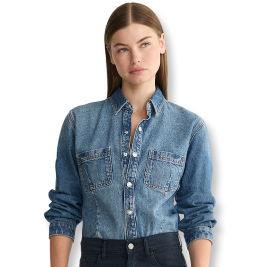 Warp & Weft Western Top Denim