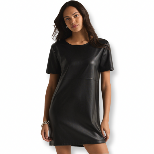 Z Supply London Faux Leather Dress