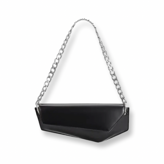 Melie Bianco Recycled Vegan Shoulder Bag Black
