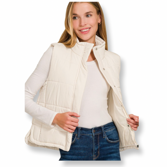 ZEN Sleeveless Quilted Vest
