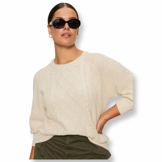 Sanctuary Cable Knit Sweater