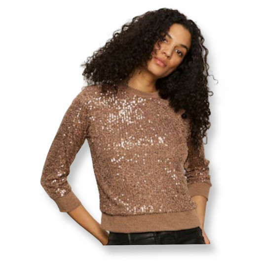 Sanctuary Sparkle Top Mocha