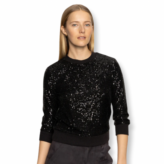 Sanctuary Sparkle Top Black