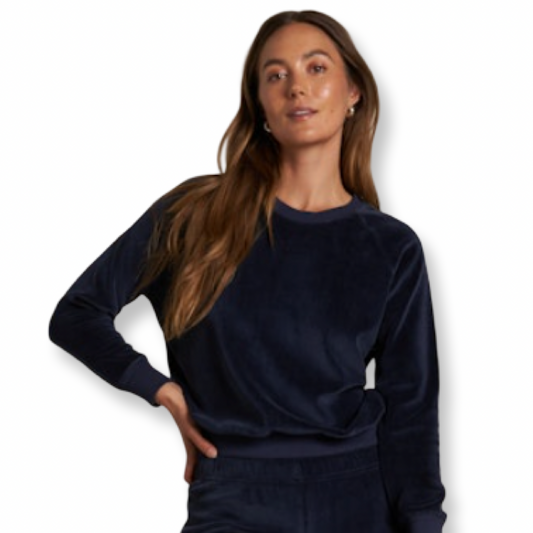 Perfect White Tee Sweatshirt Blue Velvet