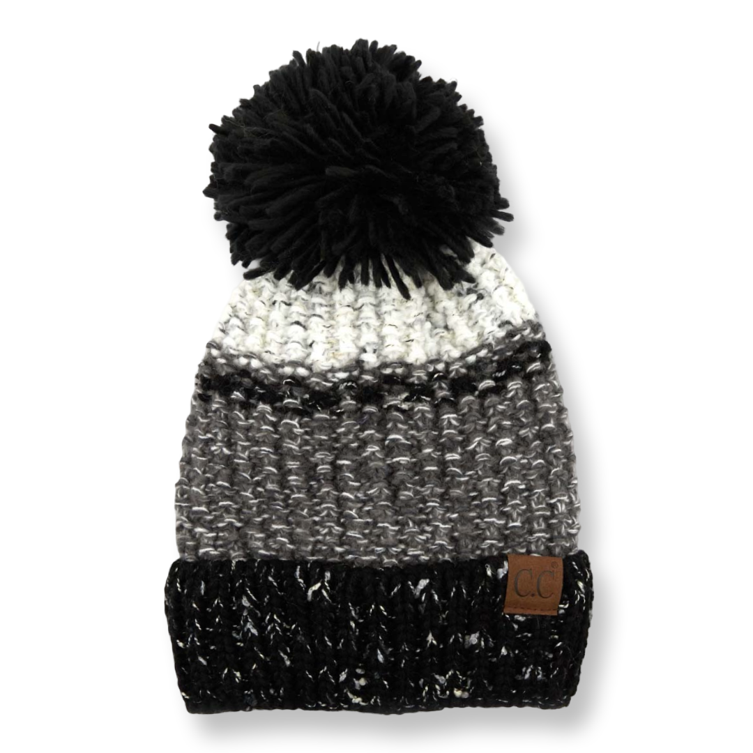 CC Yarn Pom Detailed Beanie