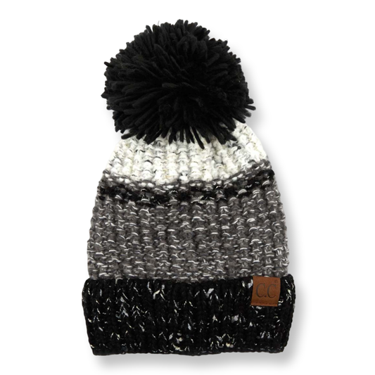 CC Yarn Pom Detailed Beanie