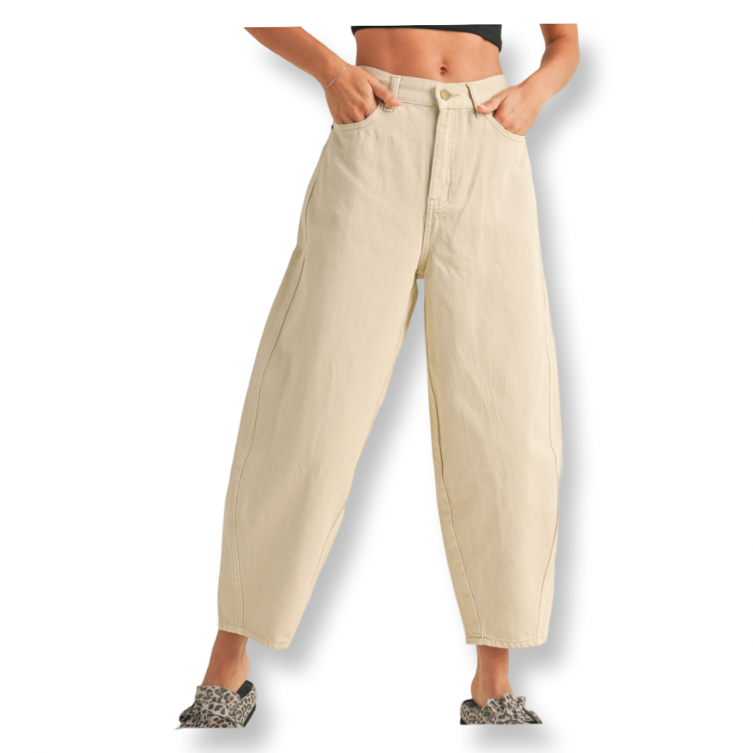 MM Barrel Pants Tan