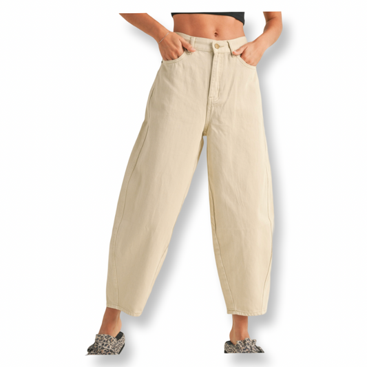 MM Barrel Pants Tan