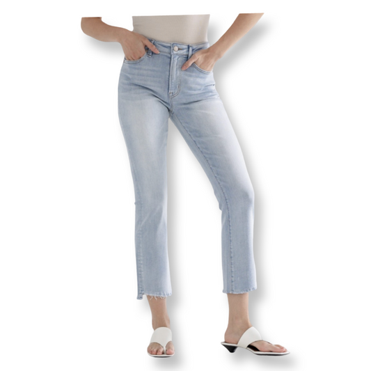 Mica HR Cropped Straight Super Soft Denim