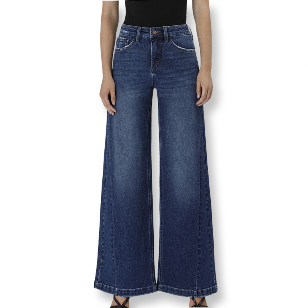 Lovervet HR Wide Leg Denim Jeans