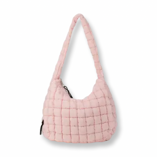 BB The Ashton Puffer Hobo Tote Pink