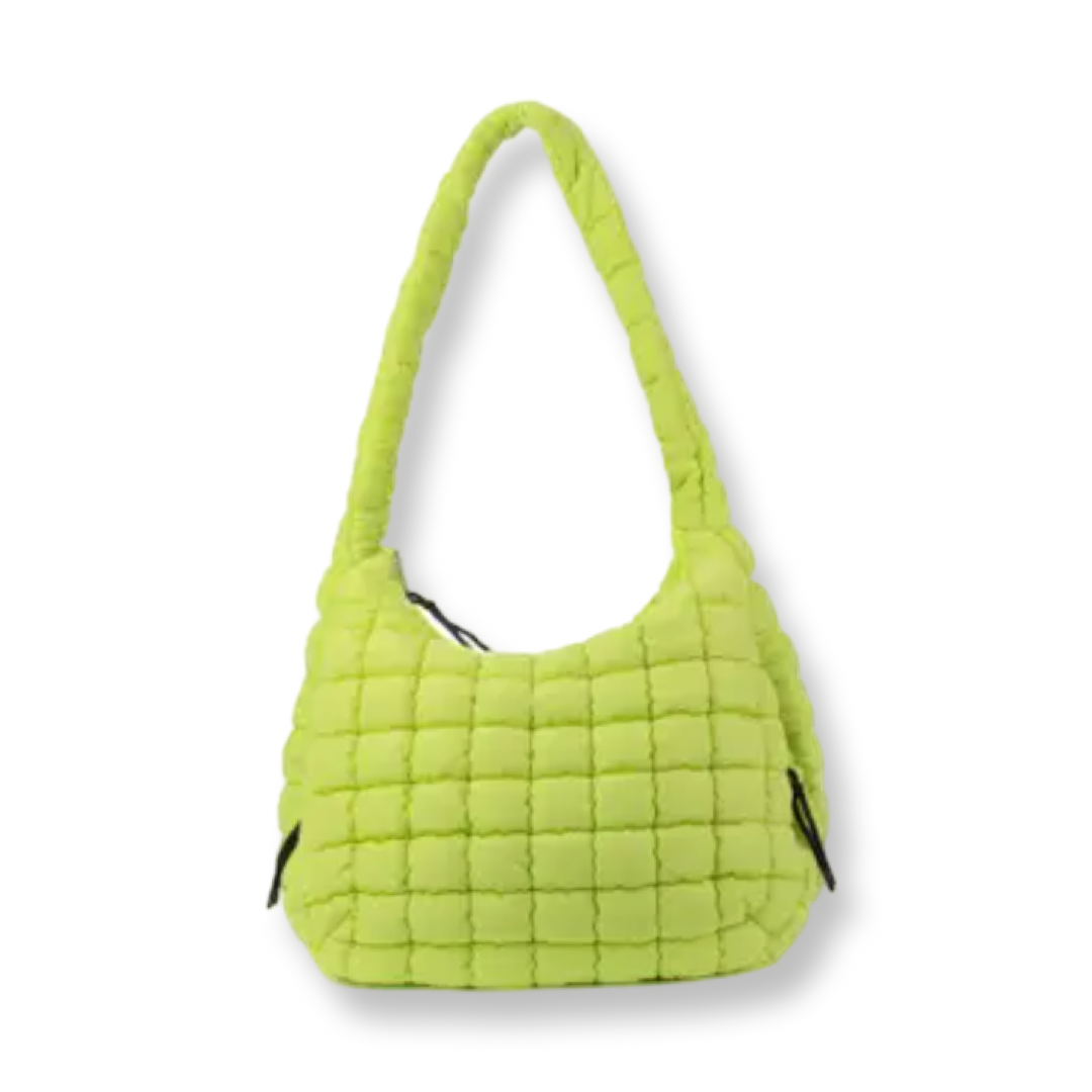 BB The Ashton Puffer Hobo Tote Lime