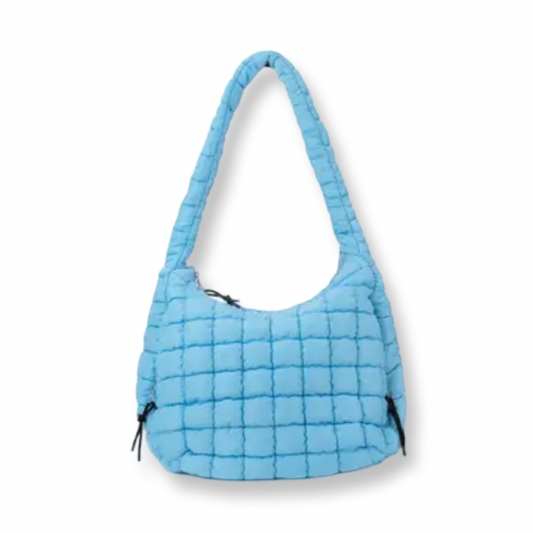 BB The Ashton Puffer Hobo Tote Turquoise