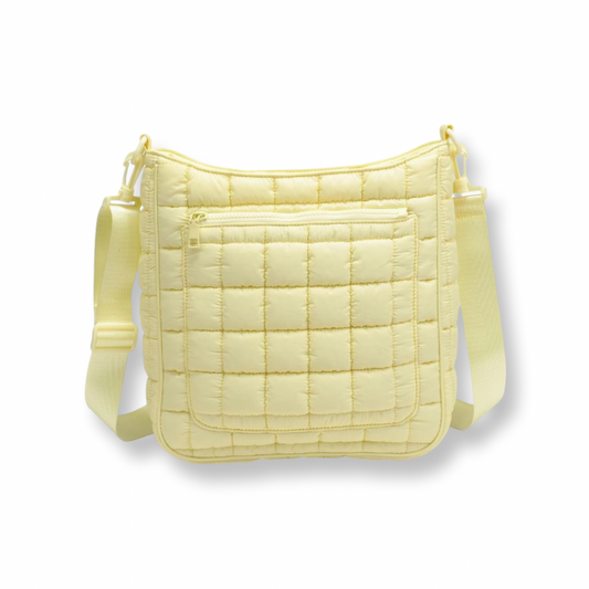 UB Quilted Puffer Nylon Crossbody Butter