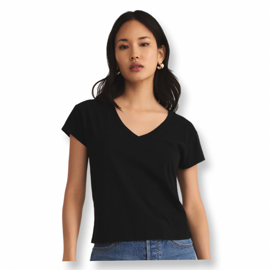 Z-Supply Modern V-Neck Black