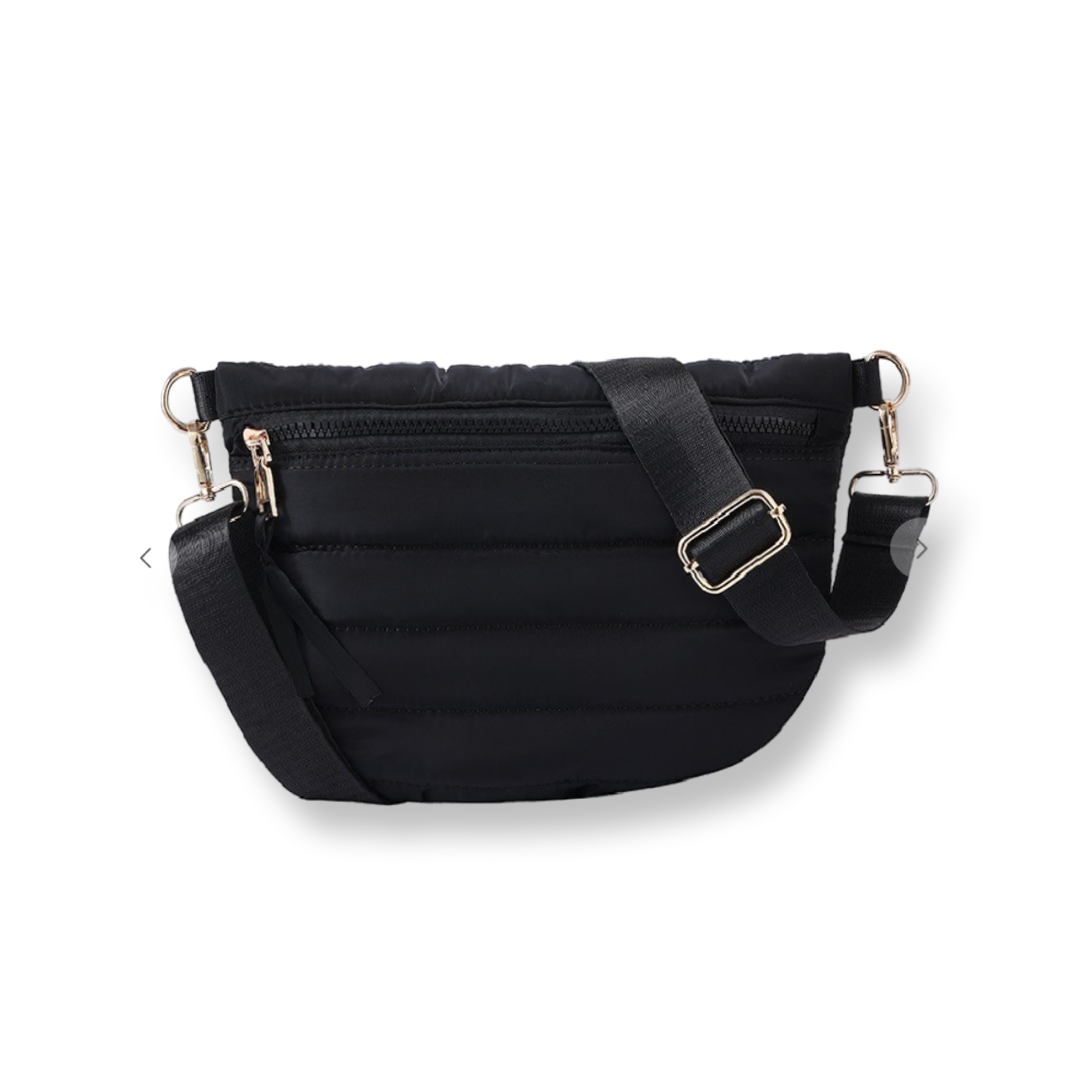 ZEN Jolie Puffer Bag Black