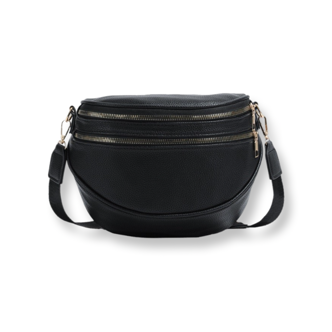 ZEN Vegan Multi Pocket Crossbody Black