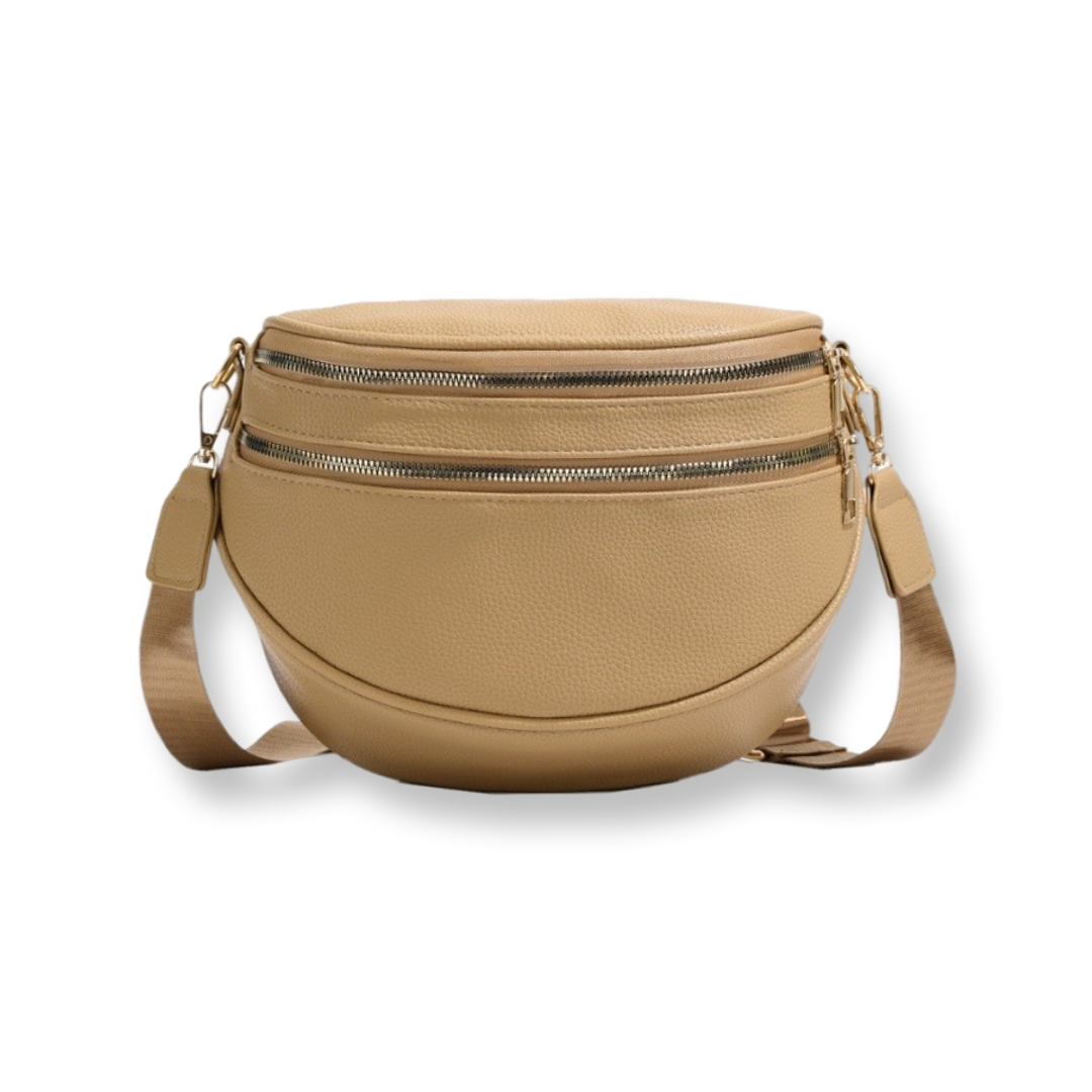 ZEN Vegan Multi Pocket Crossbody Ash Mocha