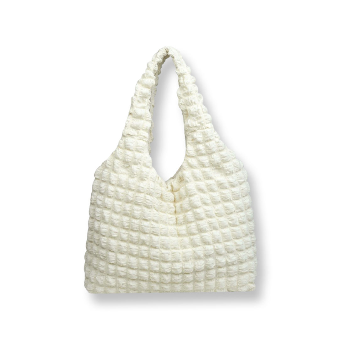 ZEN Puffer Tote White