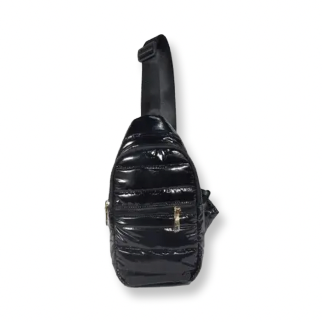 BB Puffer Sling Bag Black