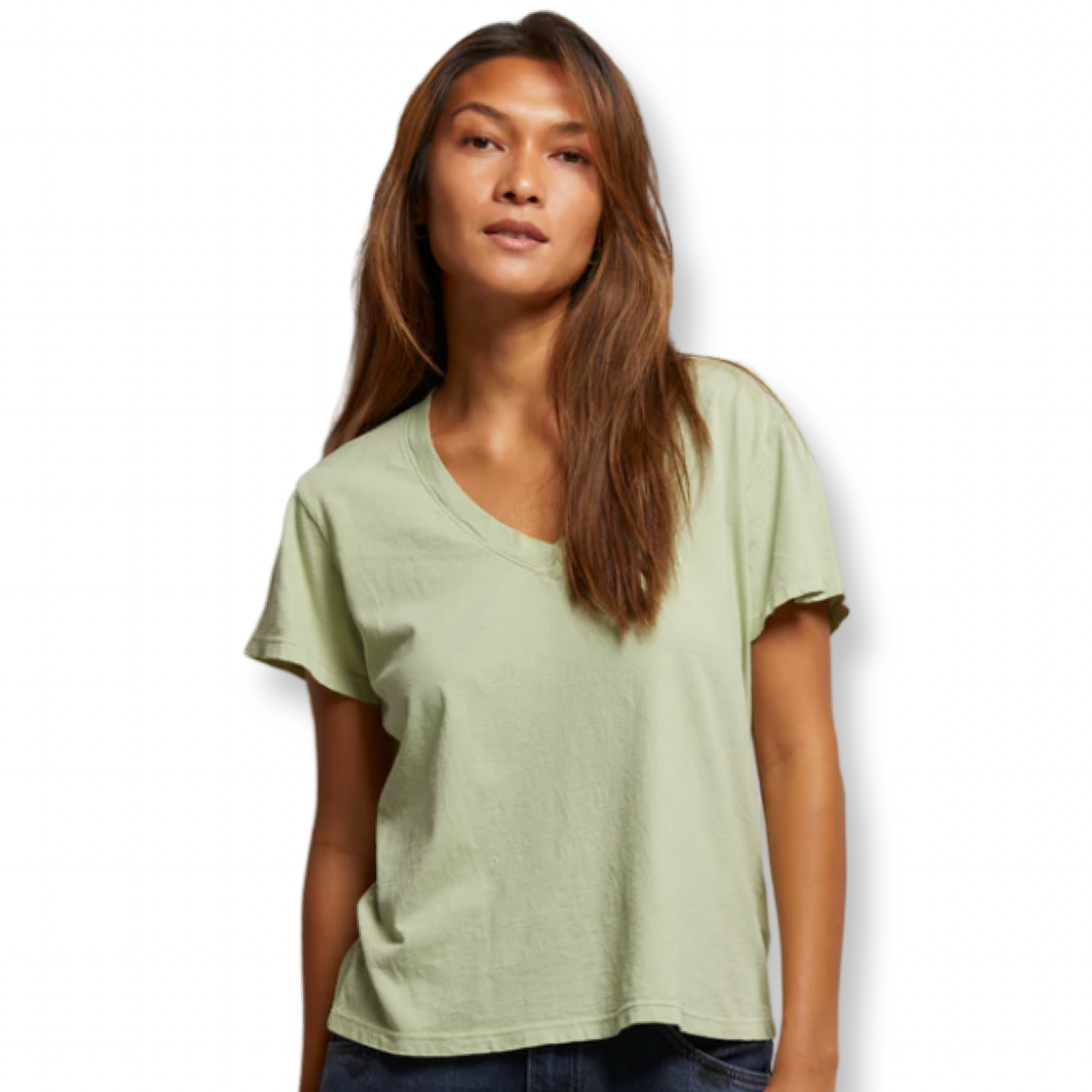 Perfect White Tee Henricks Pistachio