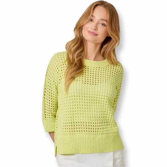 Mystree Open Stitch High Low Sweater