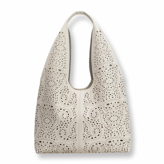 Melie Bianco Ivory Recycled Vegan Tote Bag