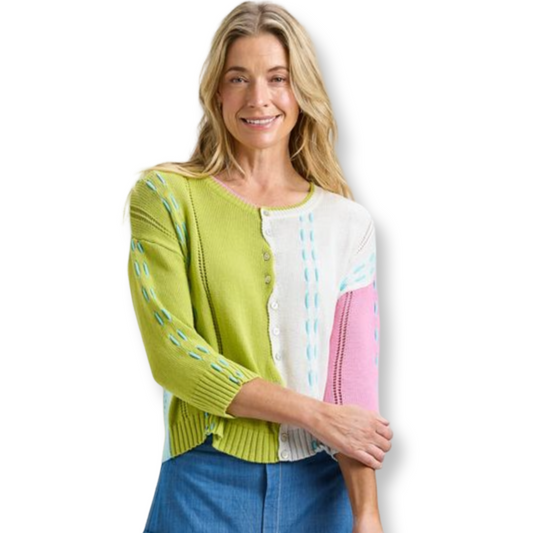 Zaket & Plover Holey Detail Cardi