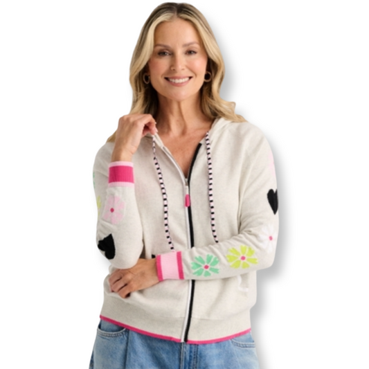 Zaket & Plover Flower Power Hoodie