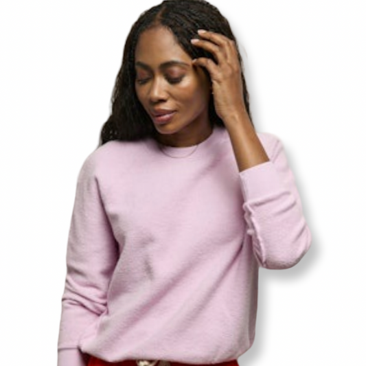 Perfect White Tee Pink Ziggy Sweatshirt