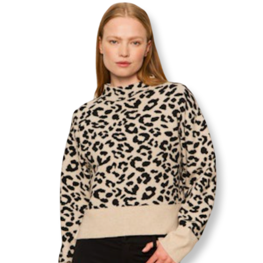 Sanctuary Bashe Leopard Top