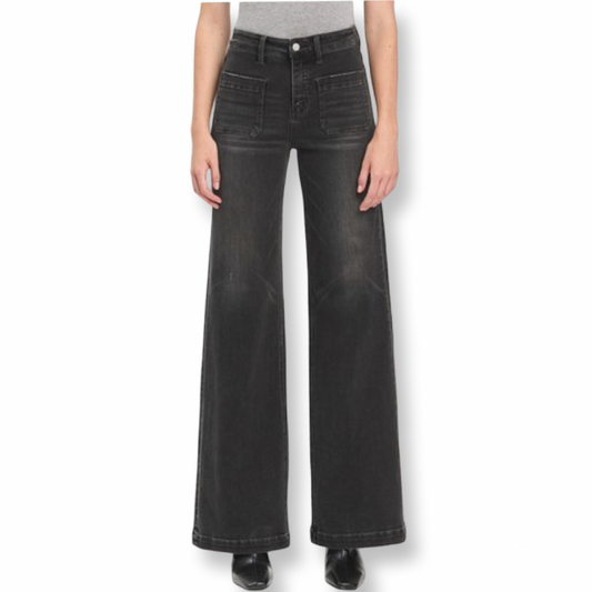 Vervet High Rise Wide Trouser Jeans