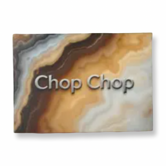 RS Chop Chop Agate Glass Cutting Board